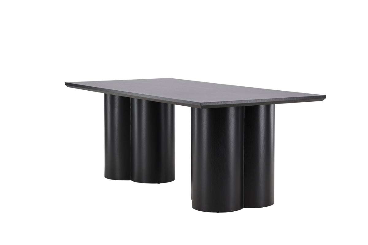 Olivia matbord 100x210 cm svart MDF