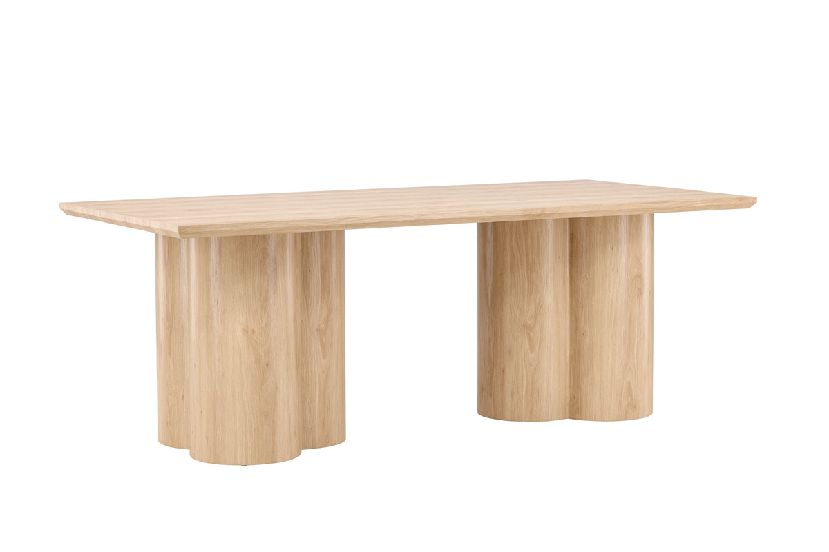 Olivia rektangulärt matbord 100x210 cm naturfärgat