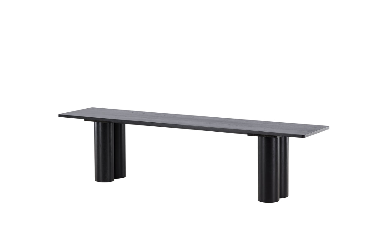 Olivia matbänk 40x180x45 cm svart