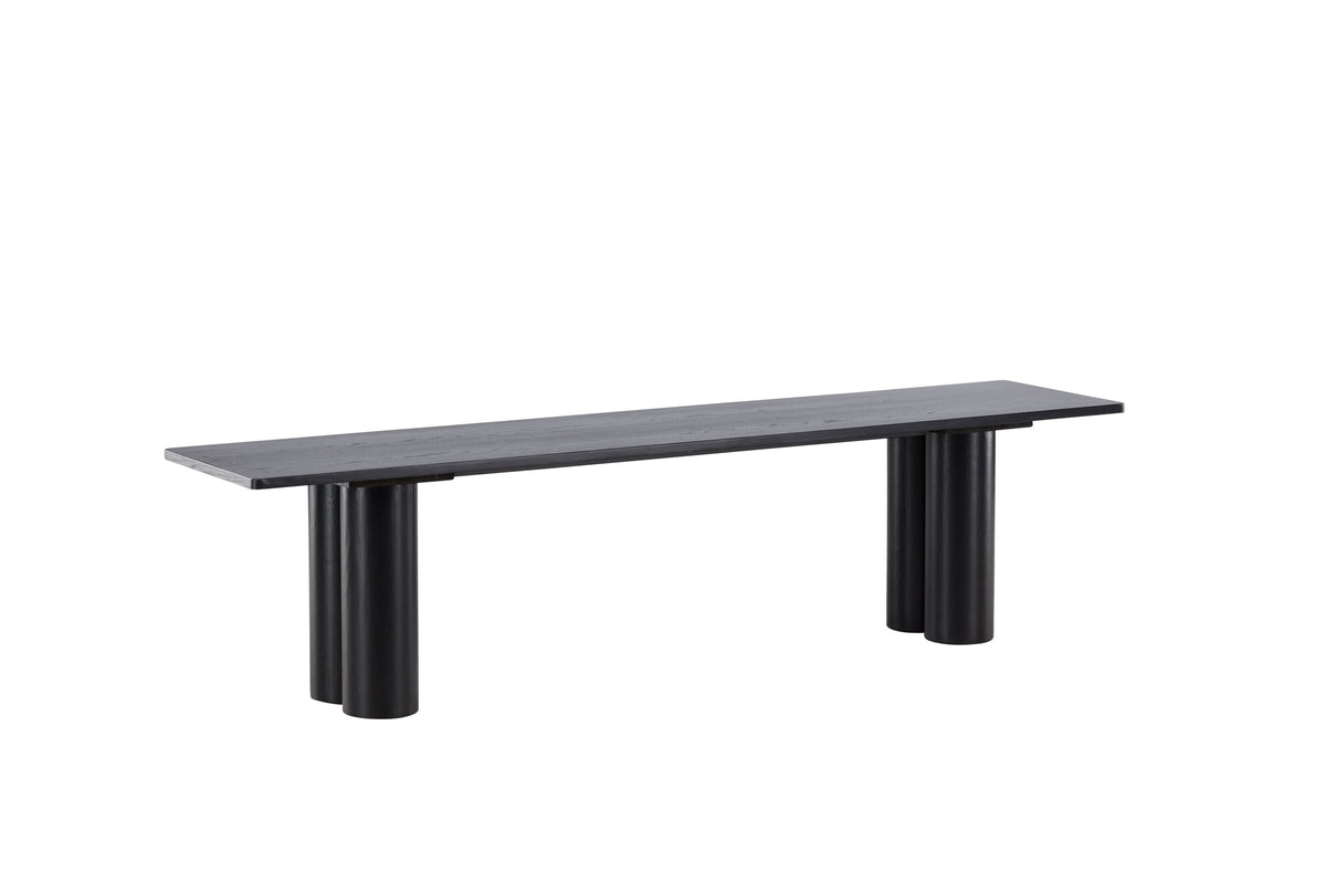 Olivia matbänk 40x180x45 cm svart
