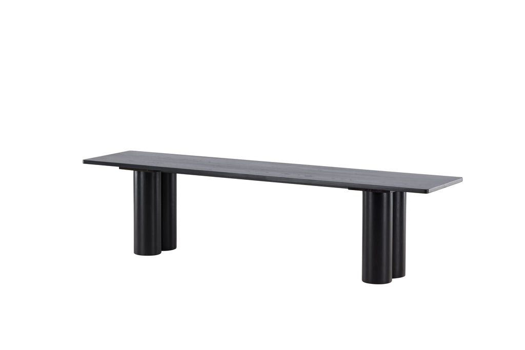 Olivia matbänk 40x180x45 cm svart