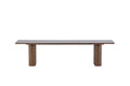 Olivia matbänk 40x180x45 cm mockabrun