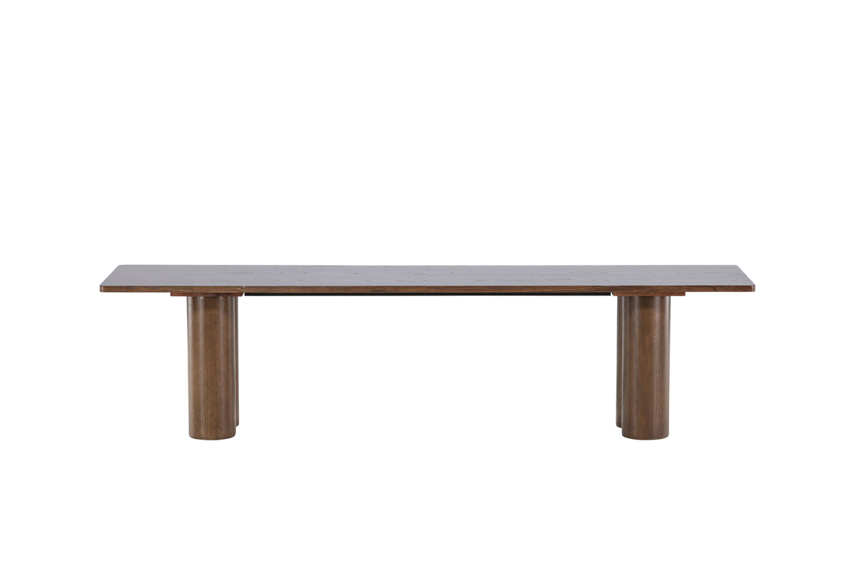 Olivia matbänk 40x180x45 cm mockabrun