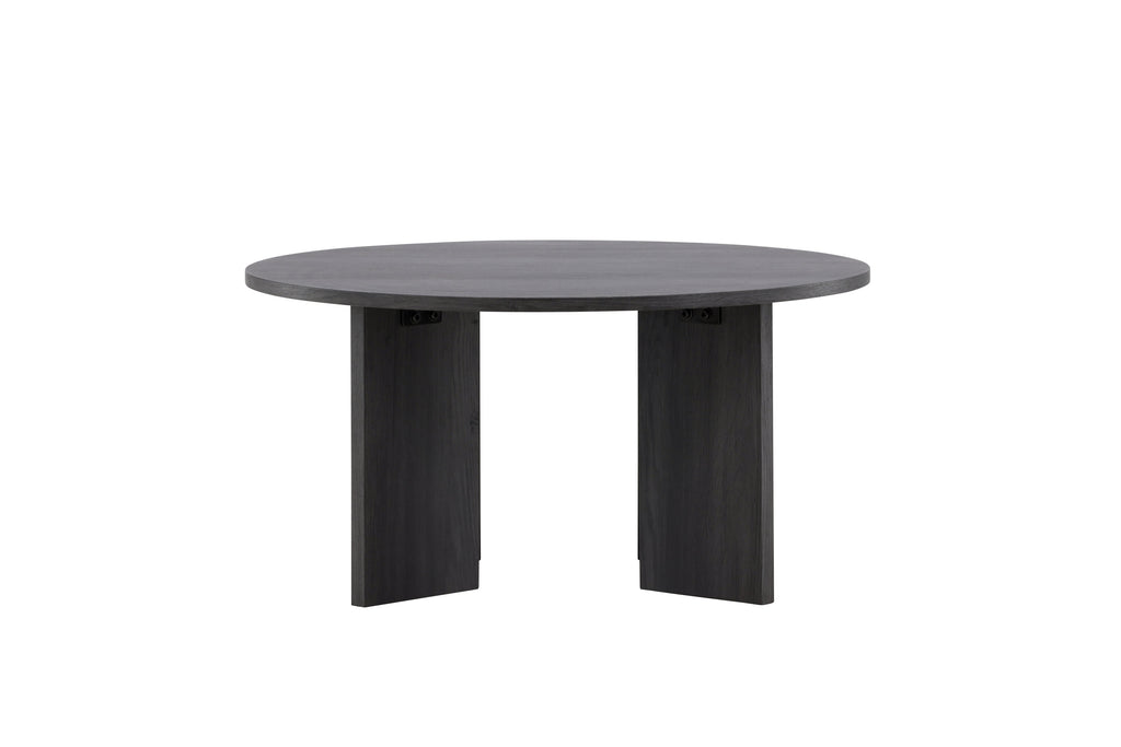 Askerön soffbord Ø80 cm svart MDF