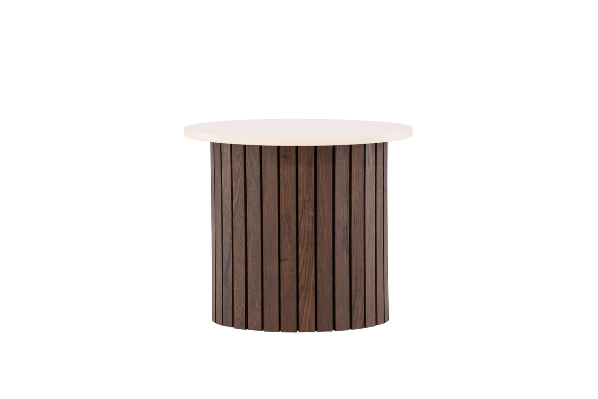 Visingsö sidobord Ø52 cm natur/beige