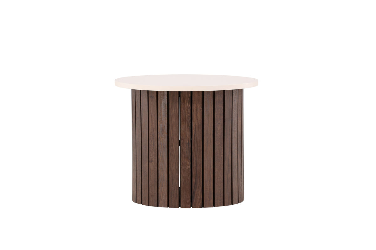 Visingsö sidobord Ø52 cm natur/beige