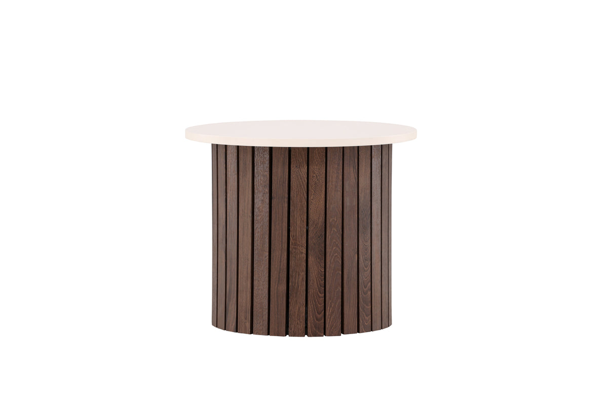 Visingsö sidobord Ø52 cm natur/beige