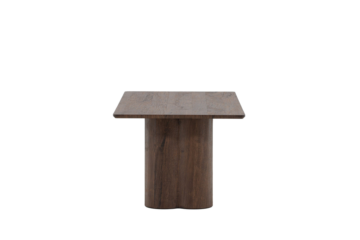 Olivia soffbord 60x120 cm mockabrunt