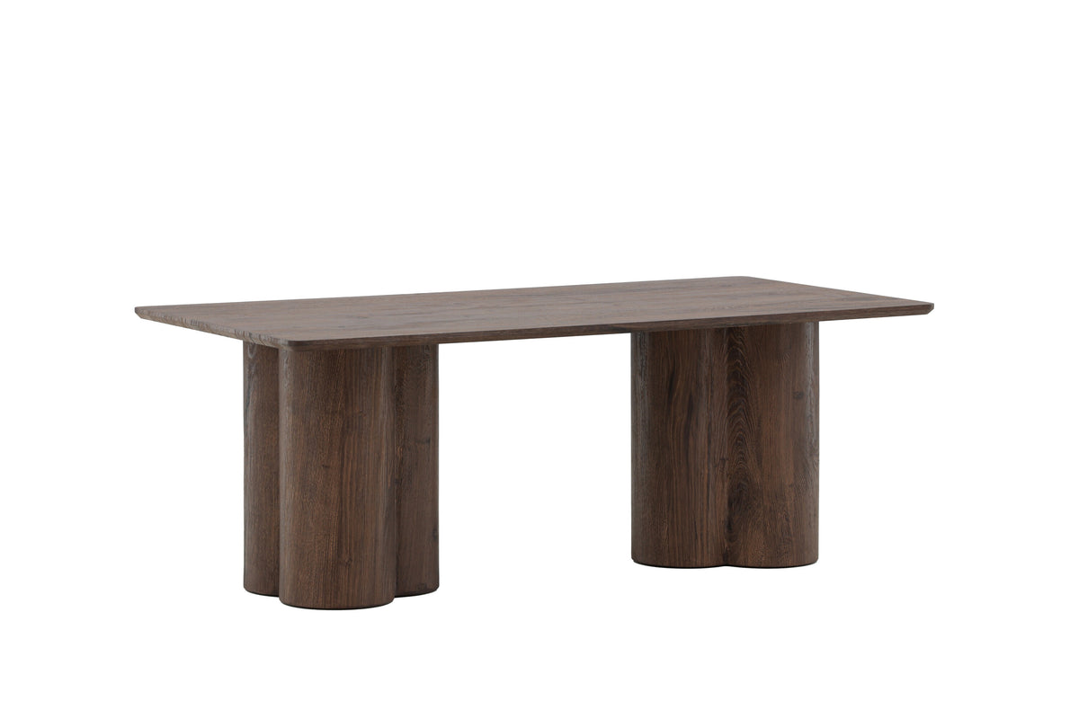 Olivia soffbord 60x120 cm mockabrunt