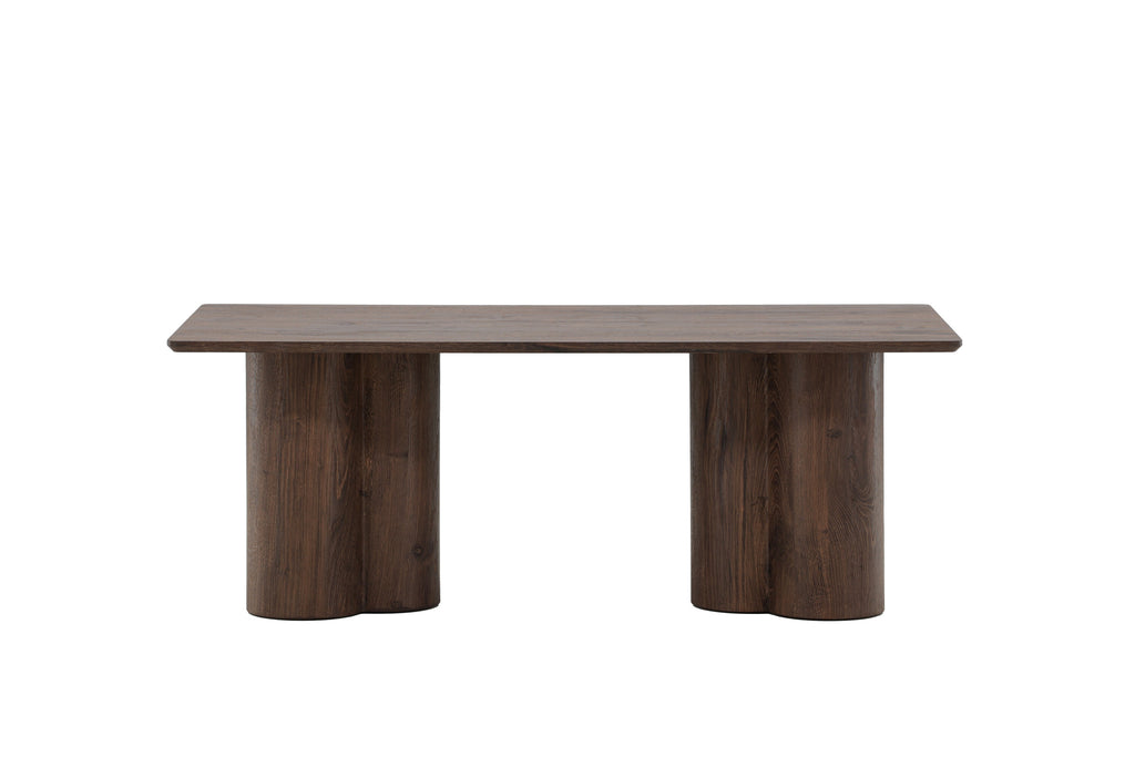 Olivia soffbord 60x120 cm mockabrunt