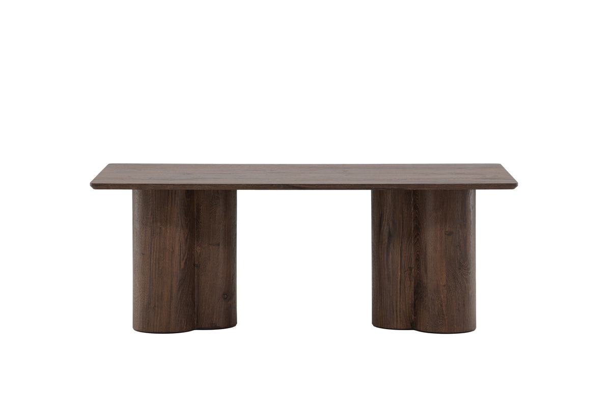 Olivia soffbord 60x120 cm mockabrunt
