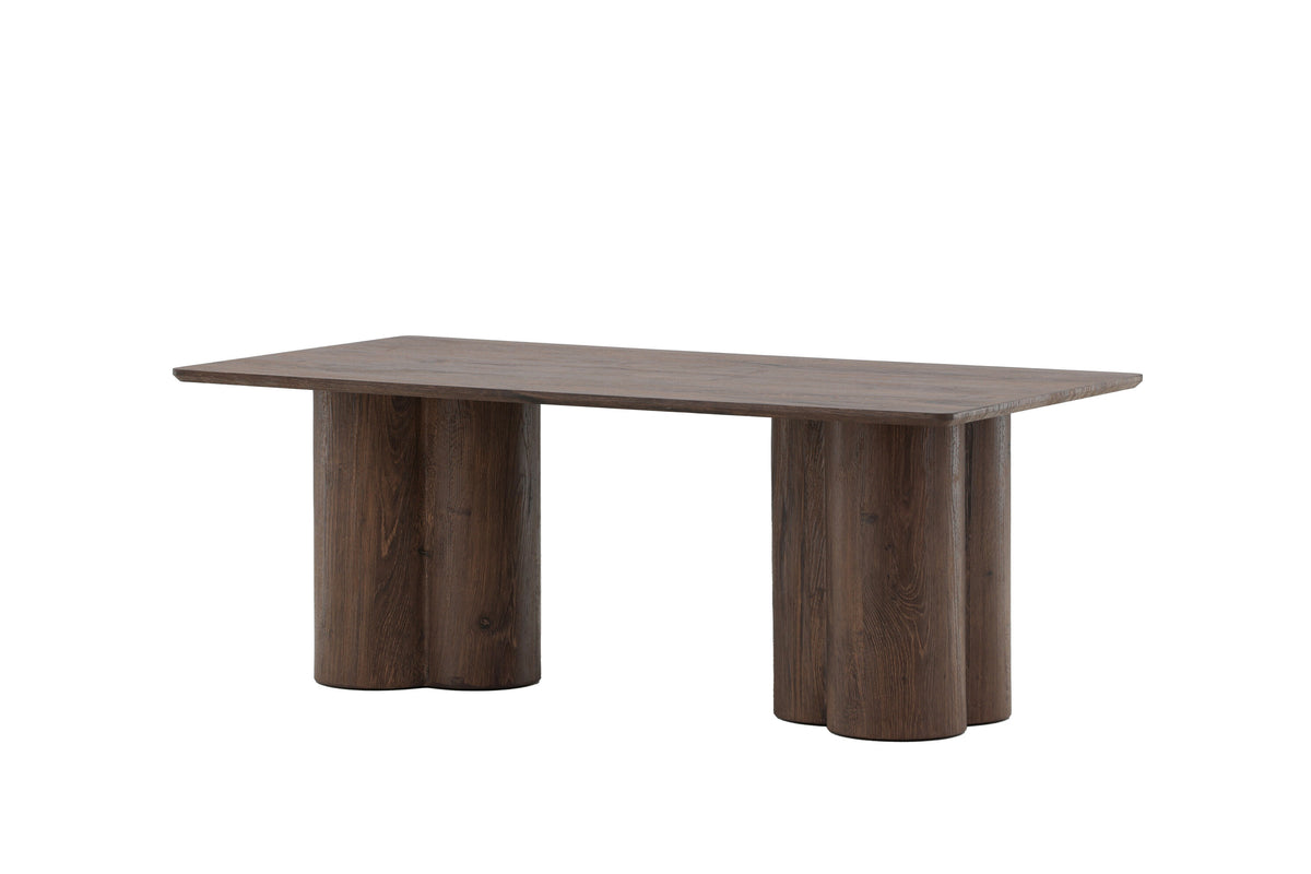 Olivia soffbord 60x120 cm mockabrunt