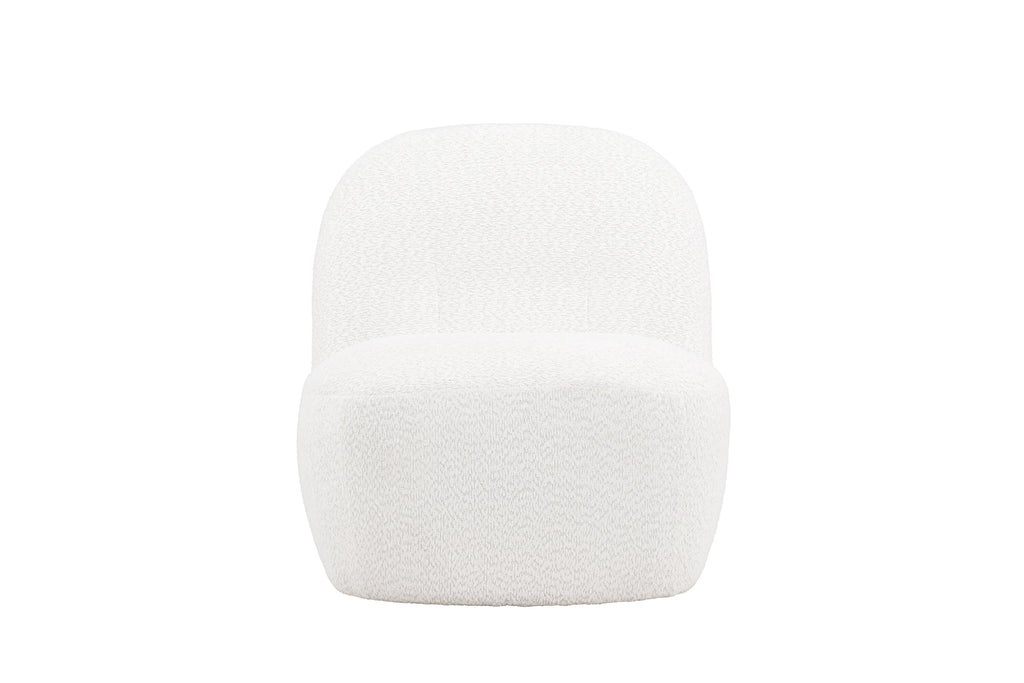 Mahla fåtölj vit bouclé