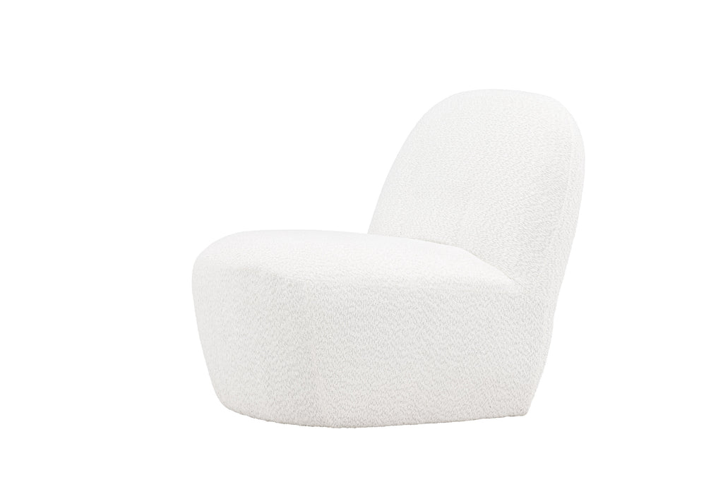Mahla fåtölj vit bouclé