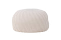 Ted rund sittpuff Ø60 cm benvit