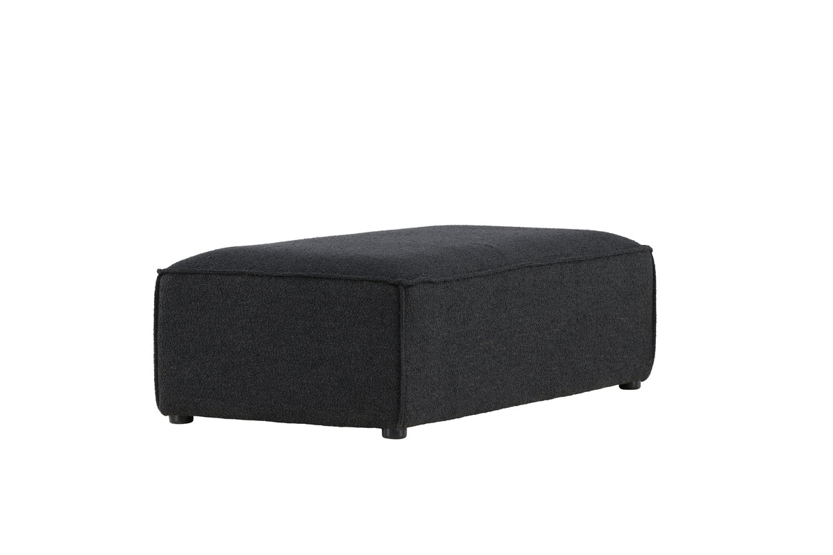 Gillholmen sittpuff svart bouclé