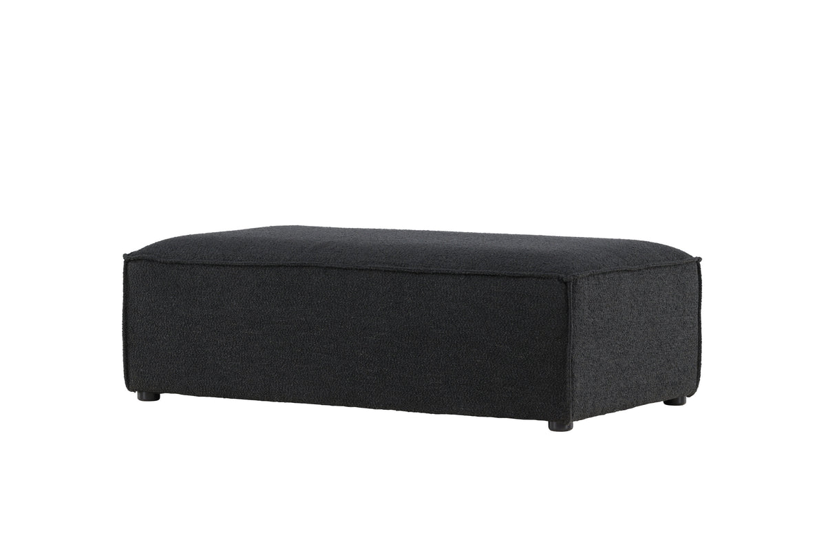 Gillholmen sittpuff svart bouclé