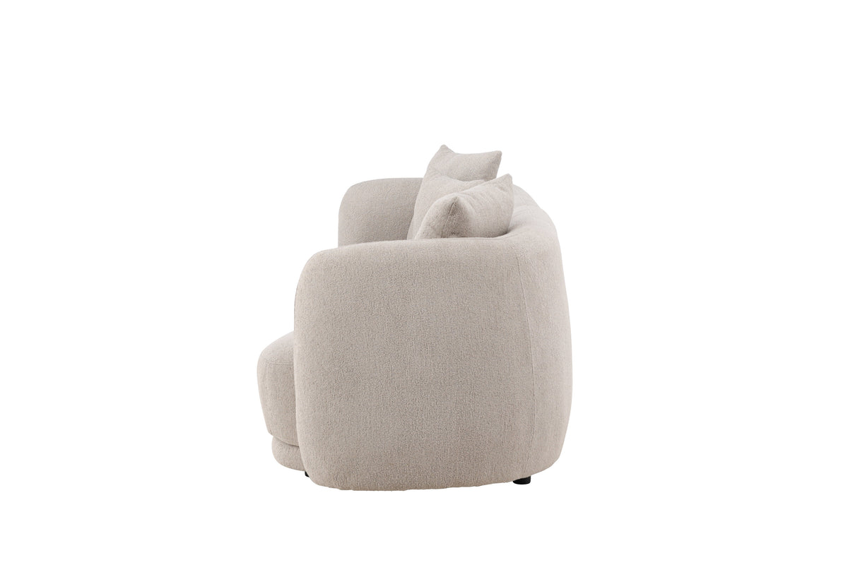 Cielo tresitssoffa beige bouclé