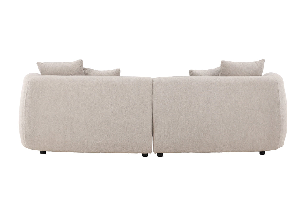 Cielo tresitssoffa beige bouclé