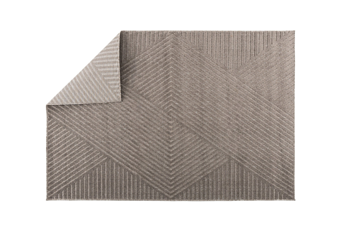 Aron Solar vardagsrumsmatta 230x160 cm brun