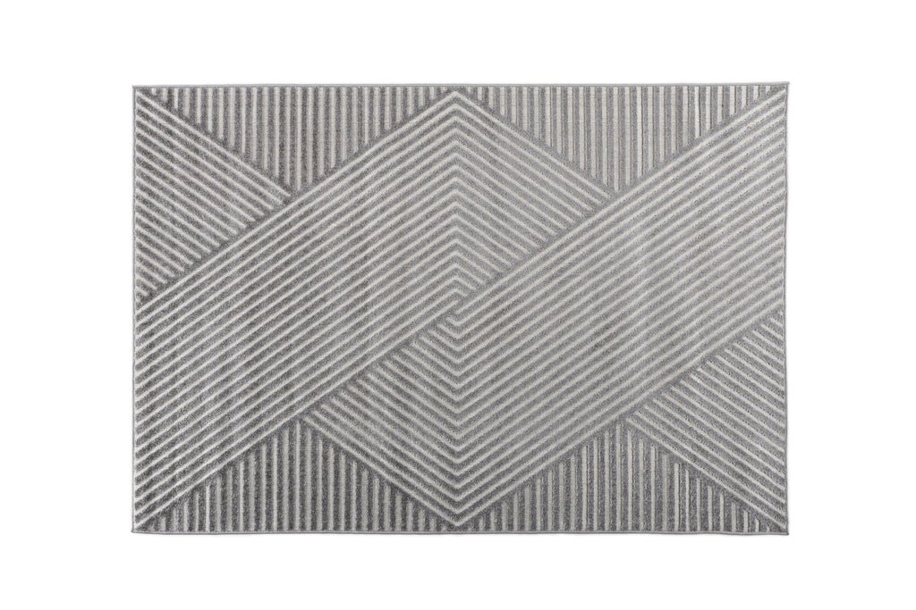 Aron Solar vardagsrumsmatta 290x200 cm grå