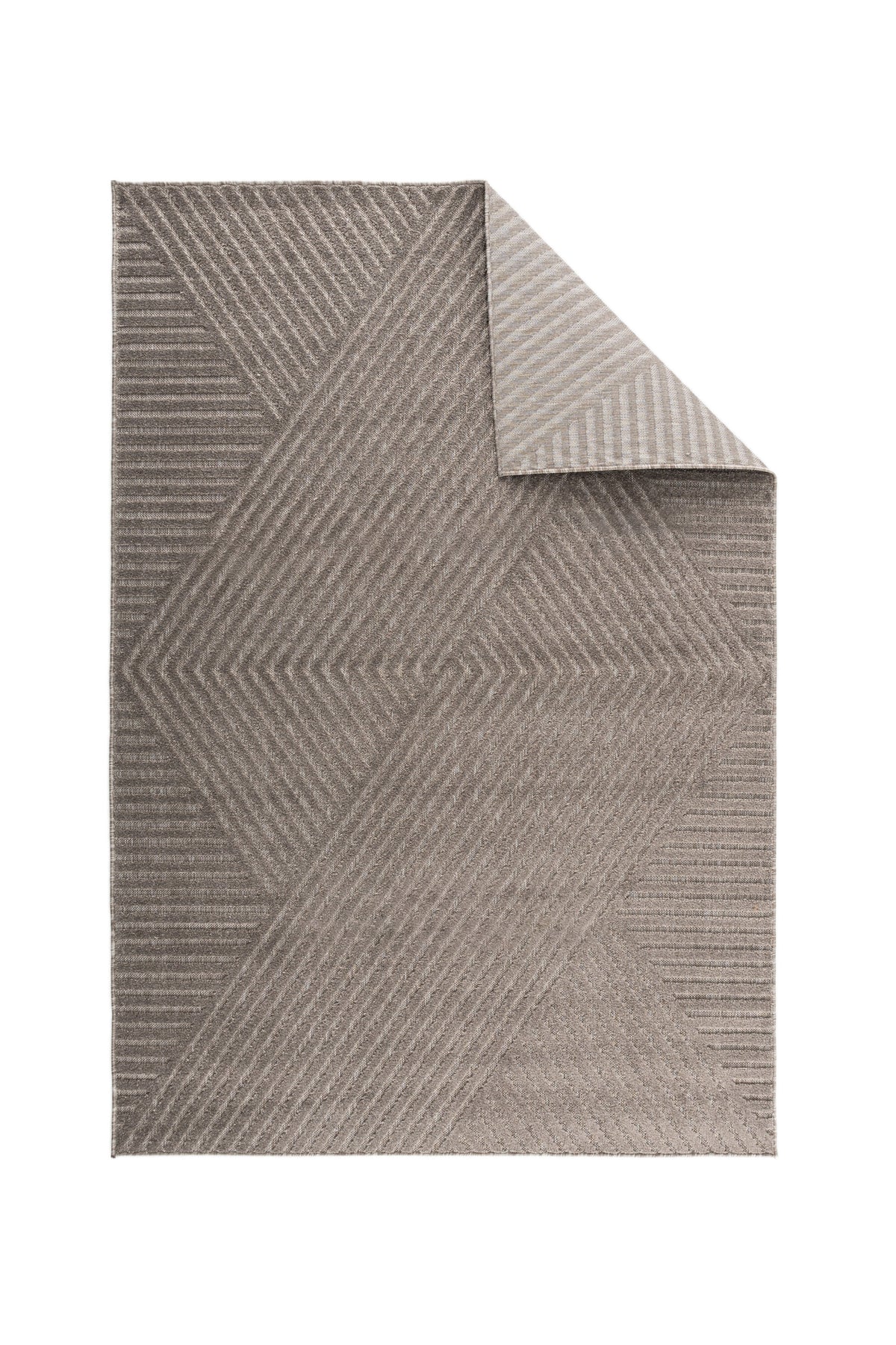 Aron Solar vardagsrumsmatta 340x240 cm brun