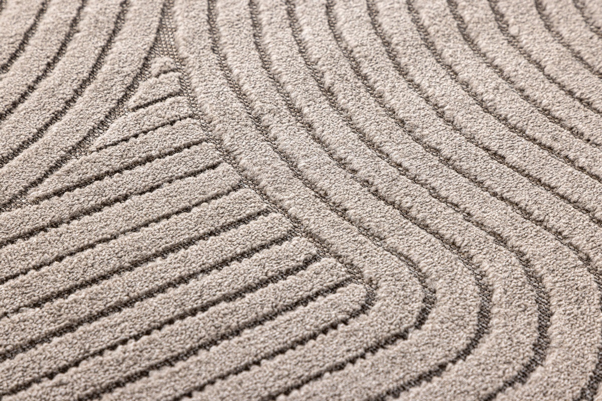 Vince Solar vardagsrumsmatta 290x200 cm brun