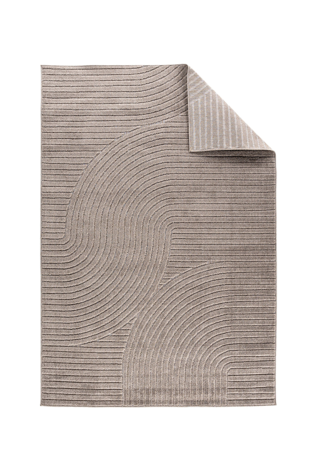 Vince Solar vardagsrumsmatta 340x240 cm brun