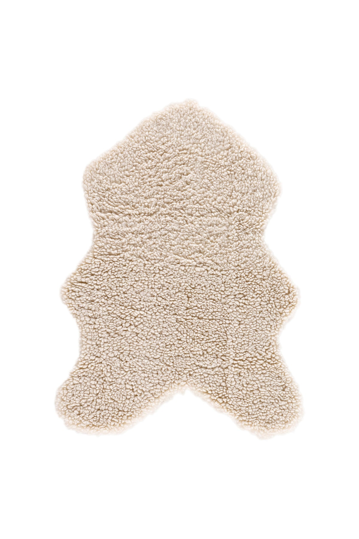 Katy pläd i teddyväv 90x60 cm vit