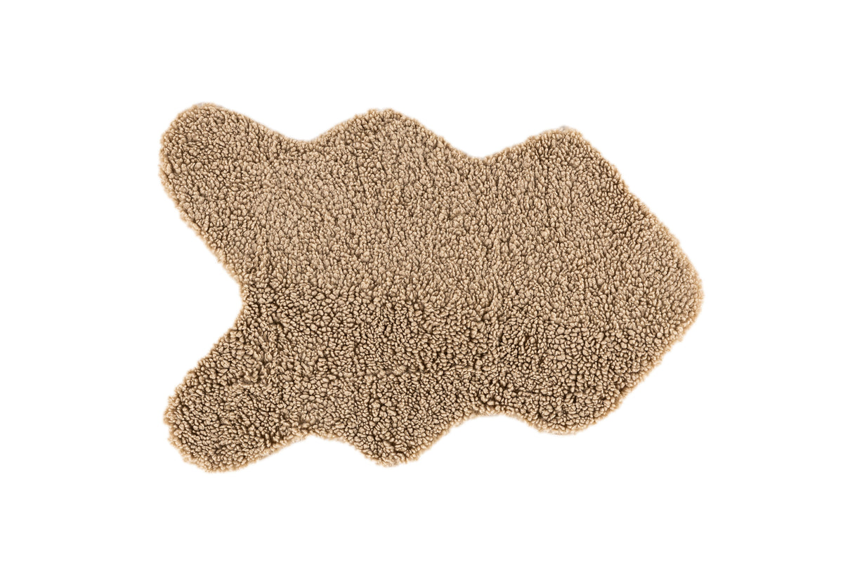 Katy pläd 90x60 cm beige teddy