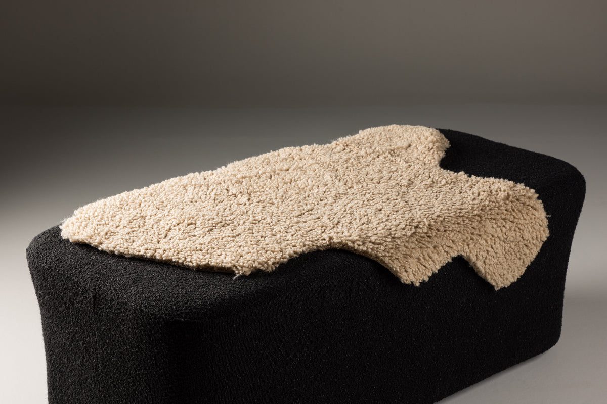 Katy pläd 90x60 cm beige teddy
