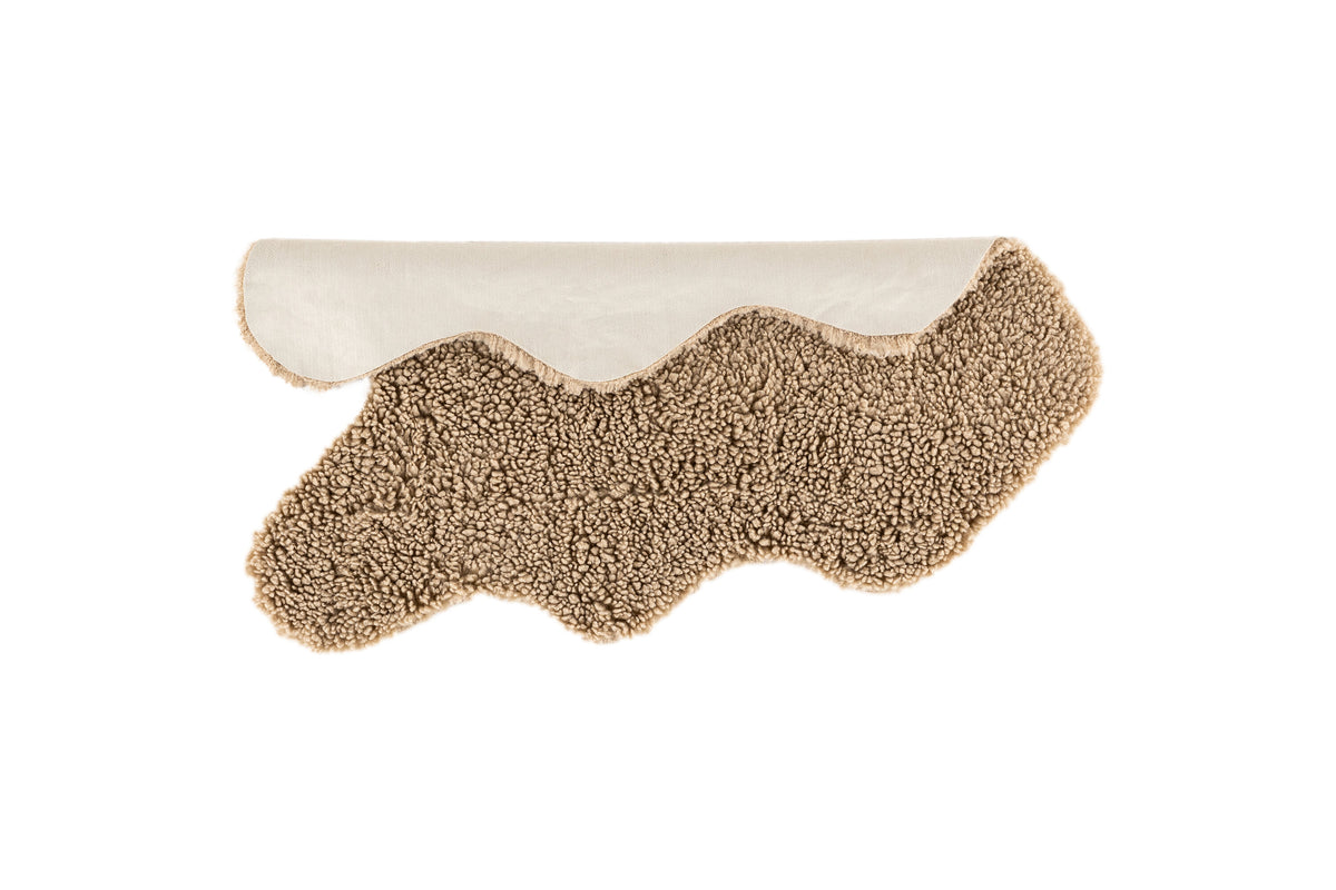 Katy pläd 90x60 cm beige teddy