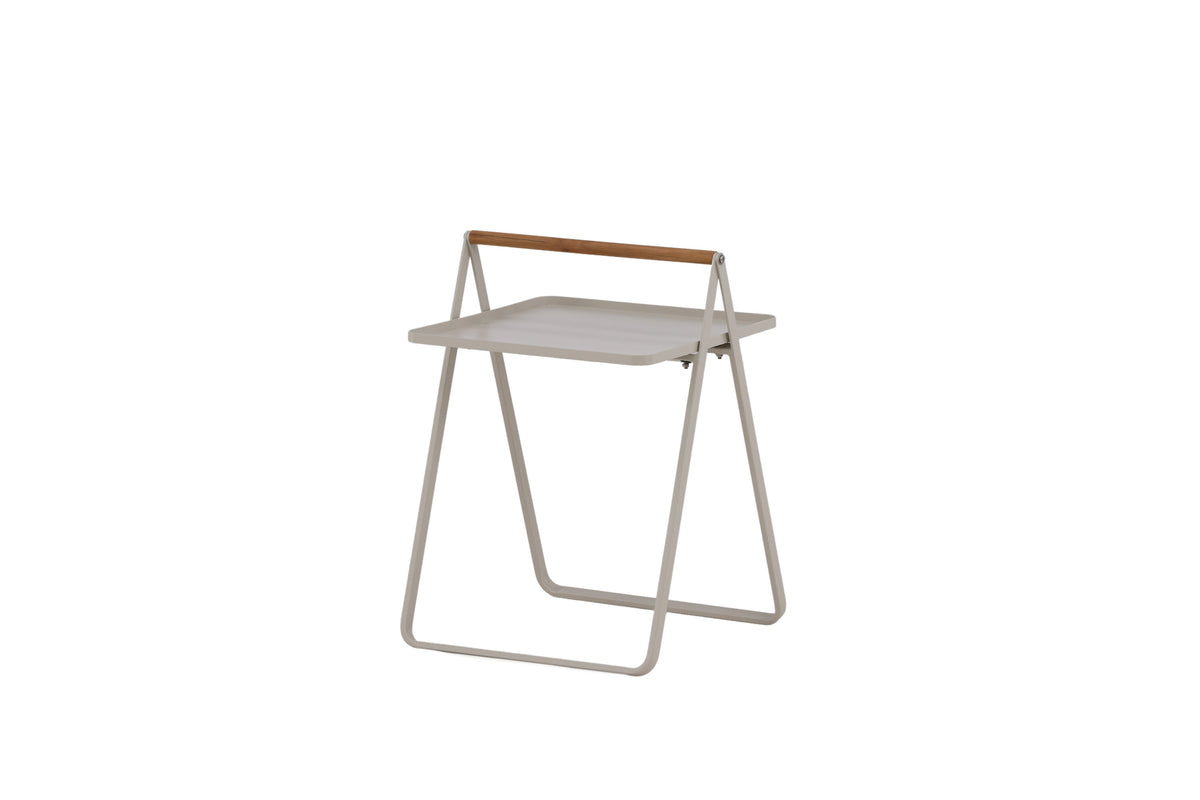 Clarin sidobord 40x45x50 cm beige stål