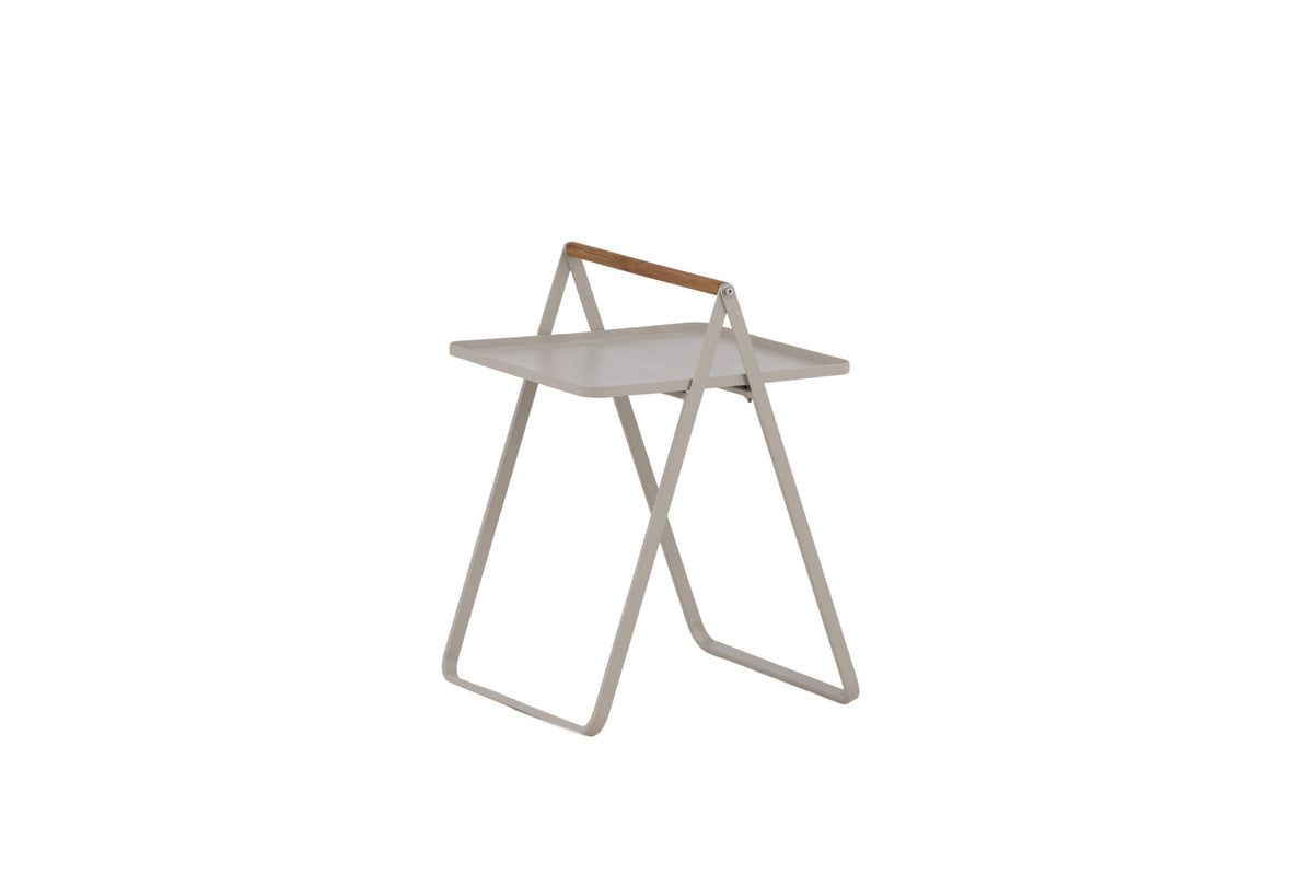 Clarin sidobord 40x45x50 cm beige stål