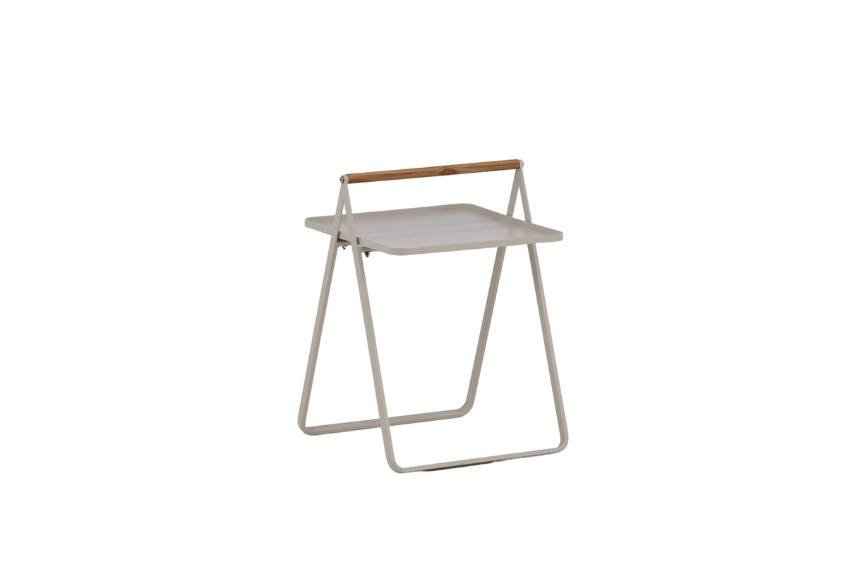 Clarin sidobord 40x45x50 cm beige stål