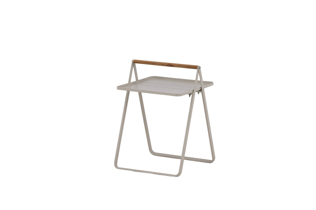 Clarin sidobord 40x45x50 cm beige stål