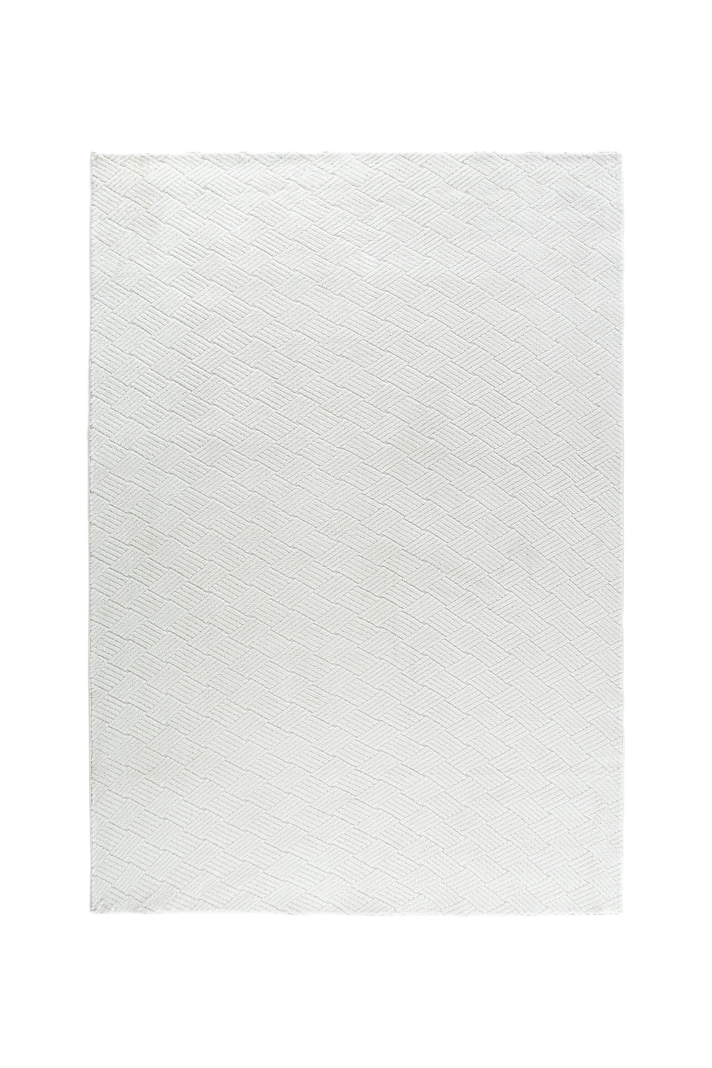 Todd vardagsrumsmatta 200x290 cm vit polyester