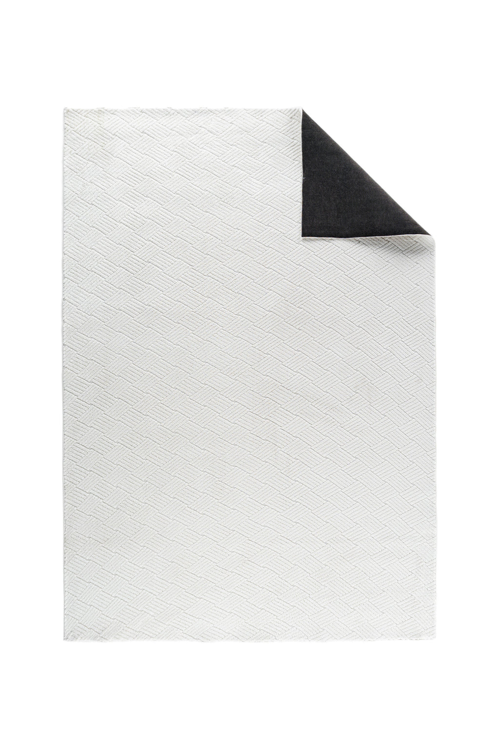 Todd vardagsrumsmatta 160x230 cm vit polyester