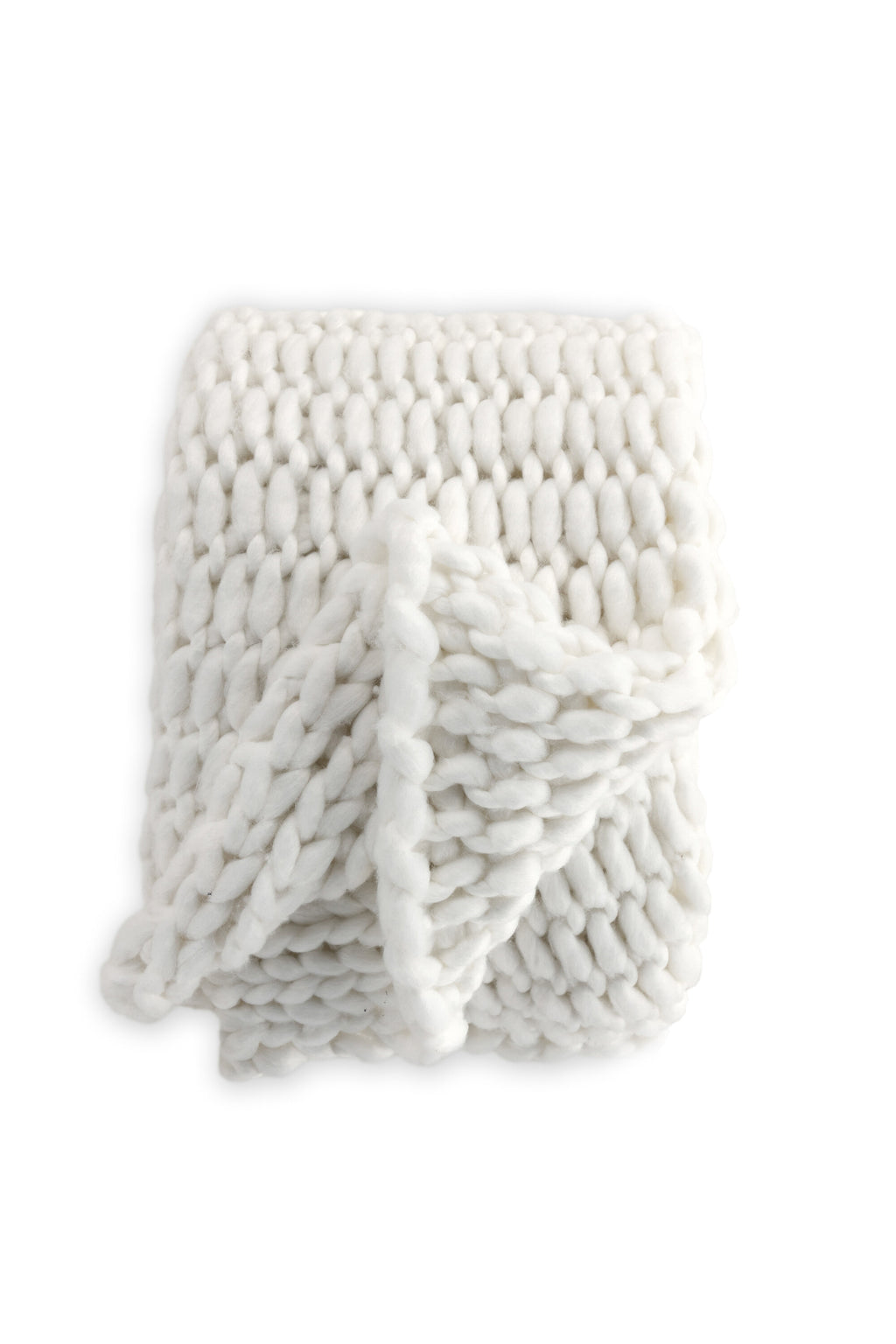 Kate pläd 130x170 cm vit polyester