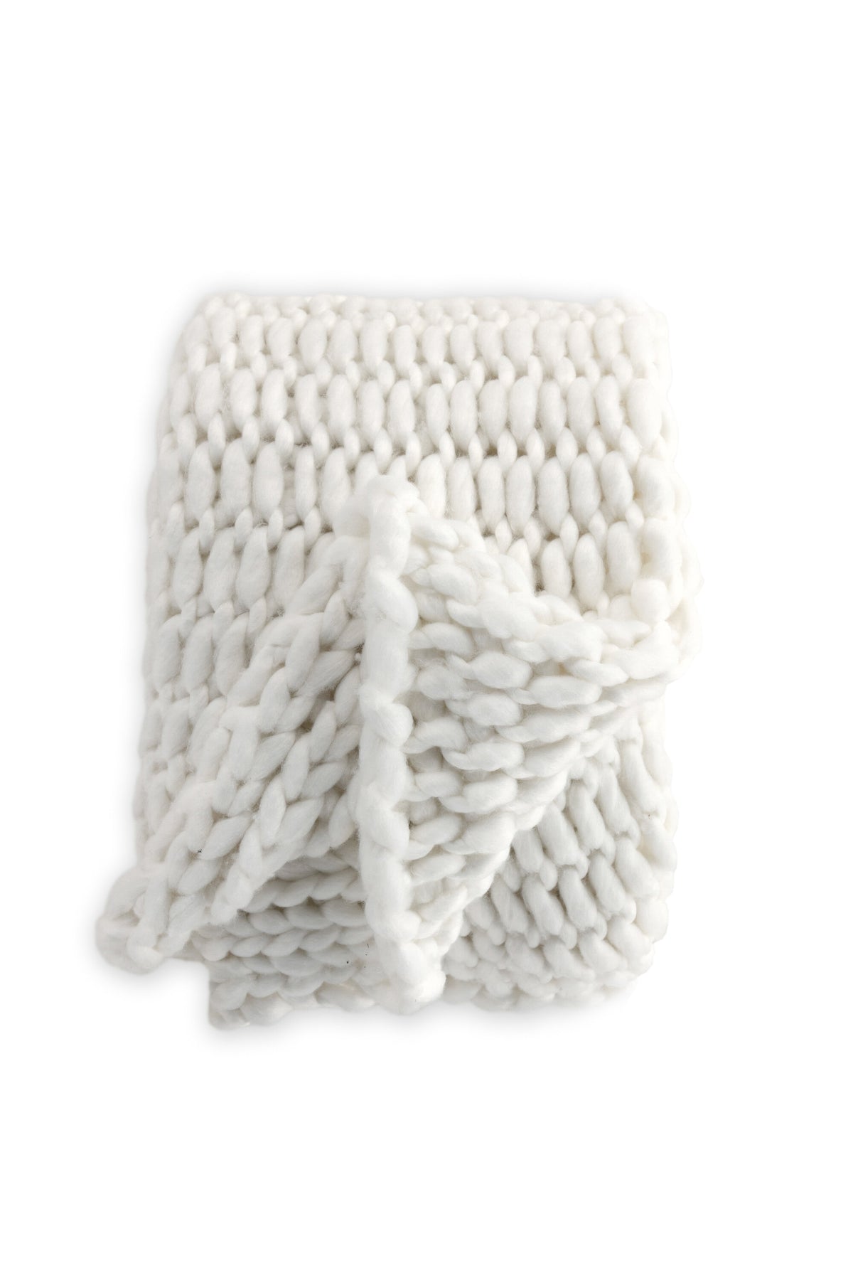 Kate pläd 130x170 cm vit polyester