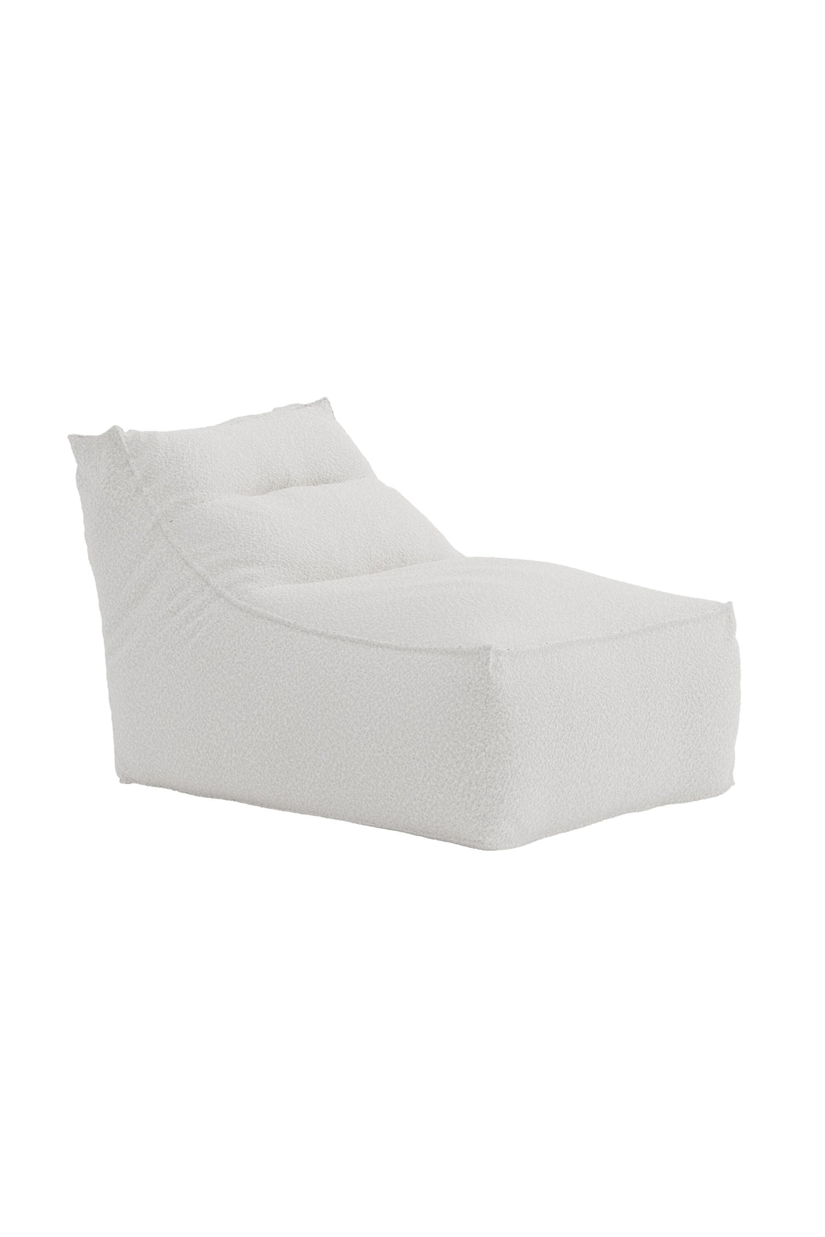 Redang sittsäck 118x94x83 cm vit bouclé