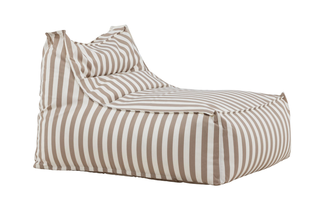 Redang sittsäck 118x94x83 cm vit- och beigerandig