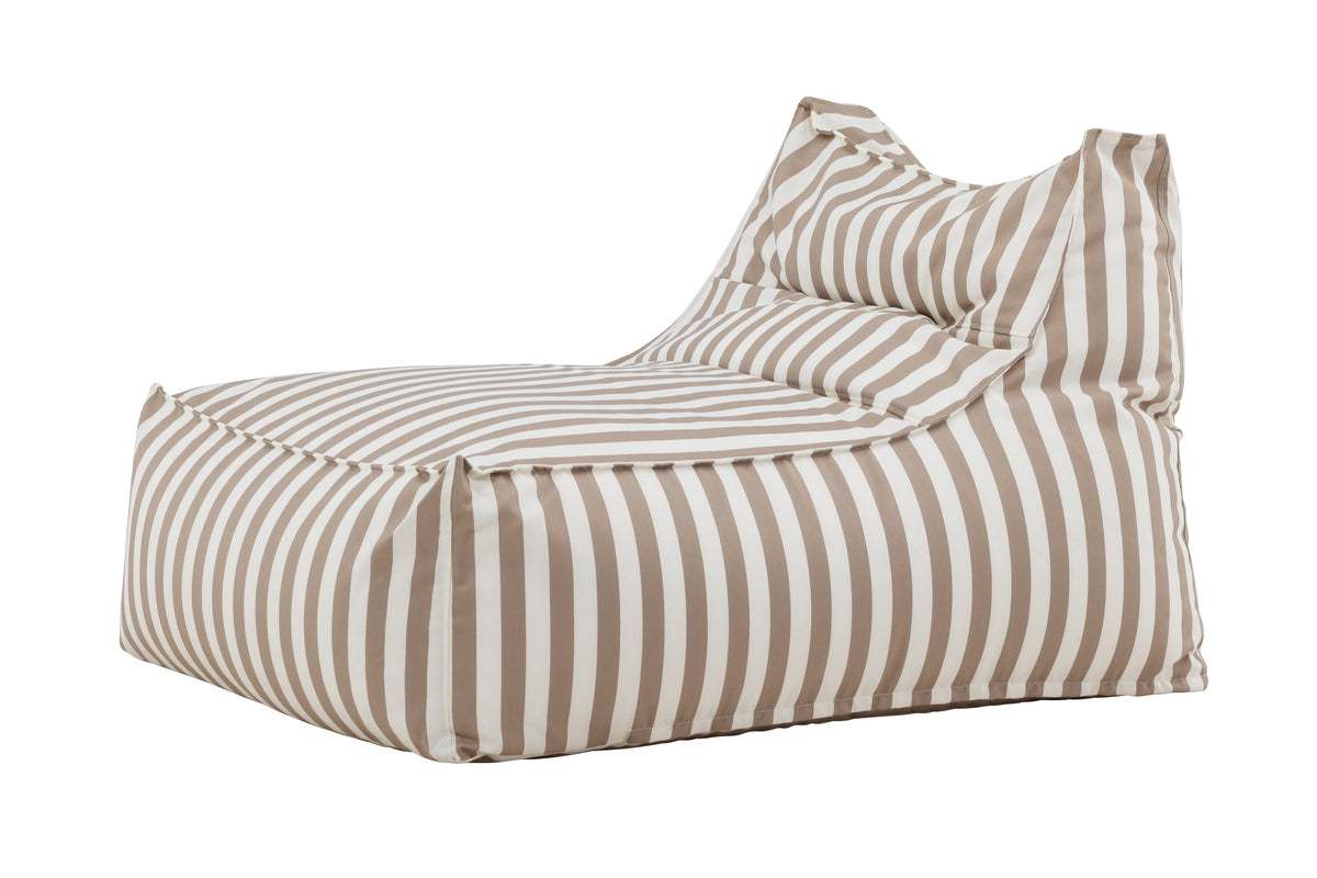 Redang sittsäck 118x94x83 cm vit- och beigerandig