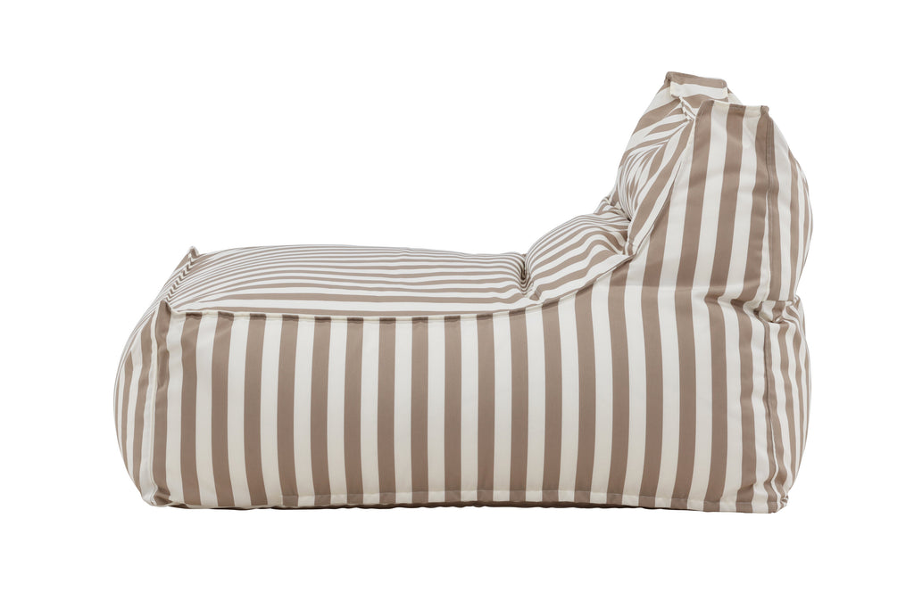 Redang sittsäck 118x94x83 cm vit- och beigerandig