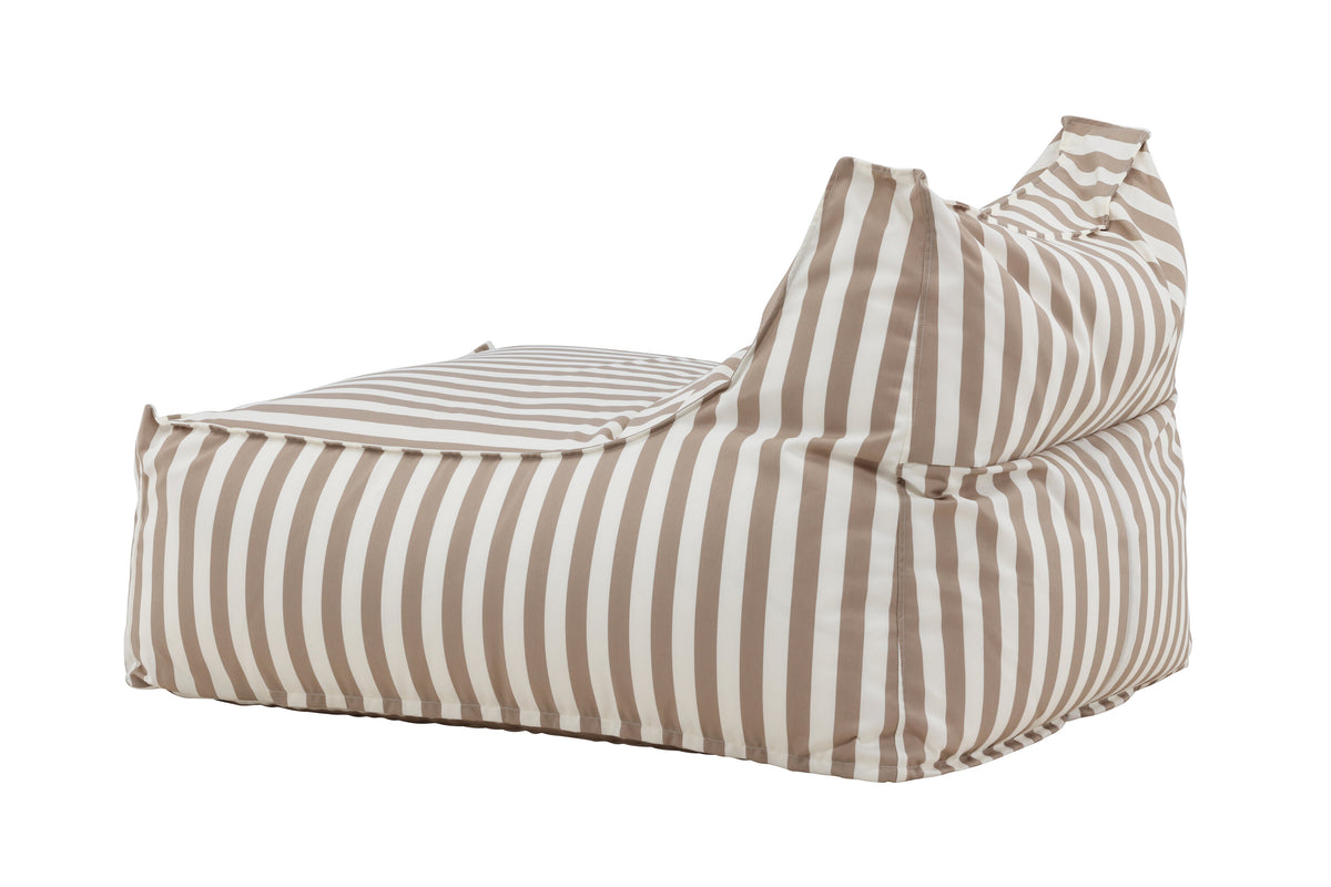 Redang sittsäck 118x94x83 cm vit- och beigerandig
