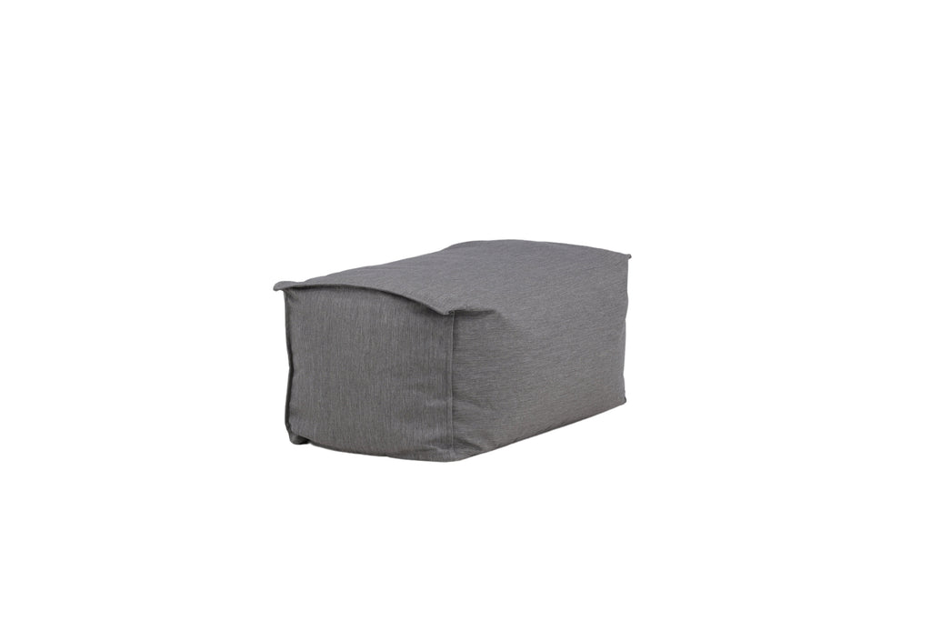 Redang fotpall 75x40x33 cm mörkgrått tyg