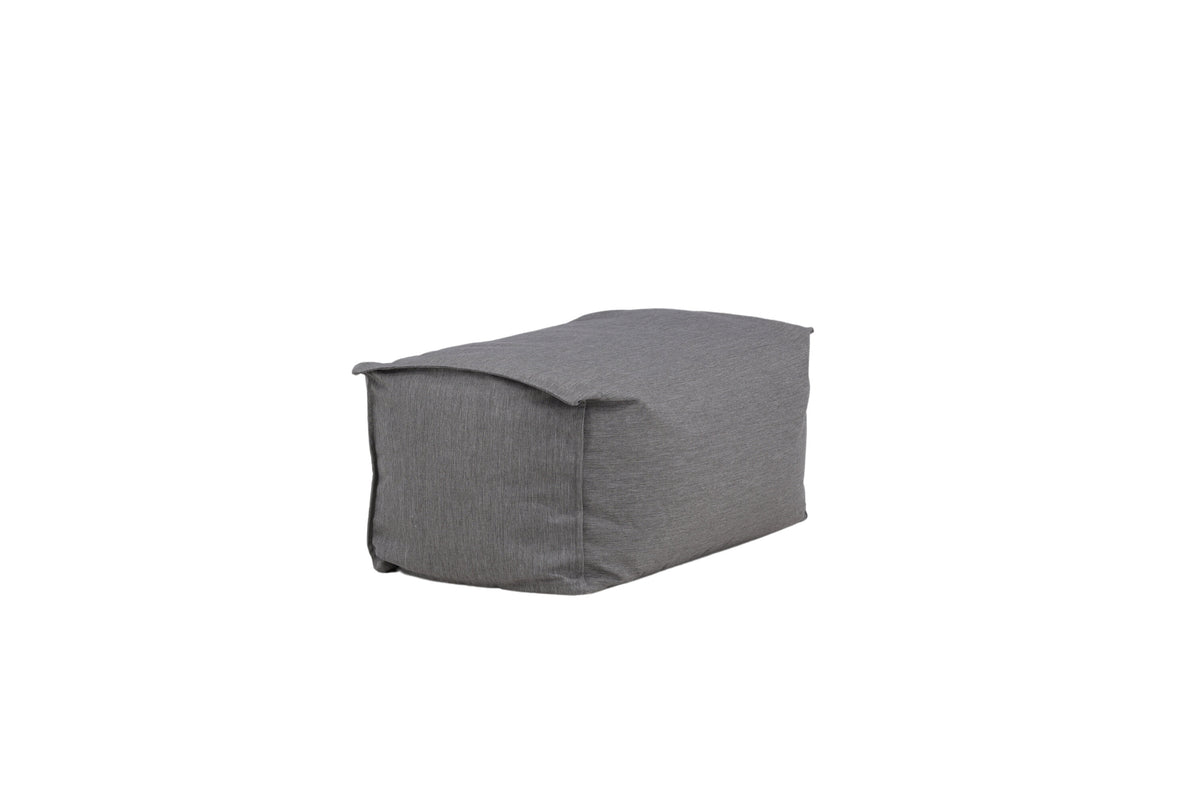 Redang fotpall 75x40x33 cm mörkgrått tyg