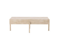 Vadholmen soffbord 76x130 cm med travertinimitation