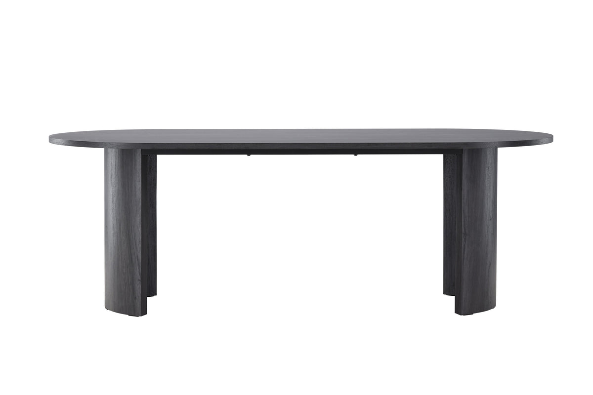 Grundsund matbord 100x220 cm svart MDF, FSC 100%