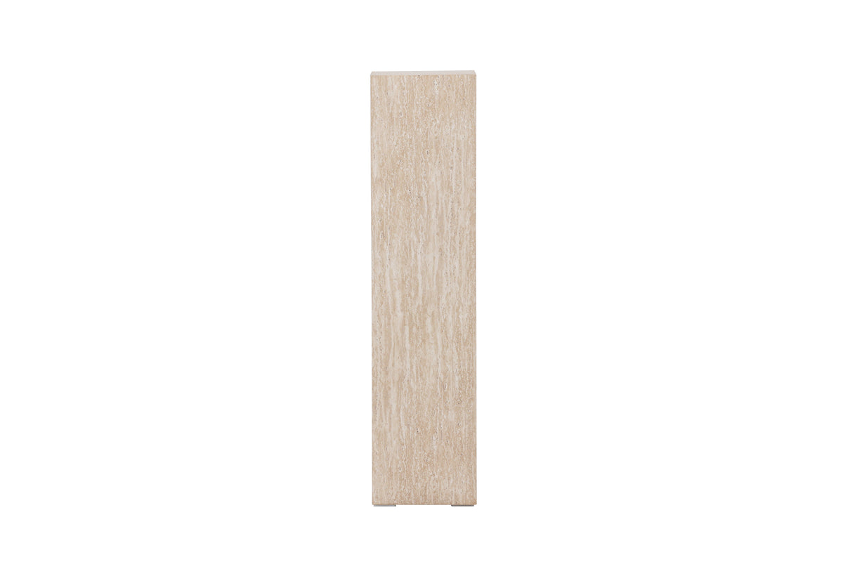 Ramsvik sidobord 23x95 cm beige med travertinimitation, FSC 100 %